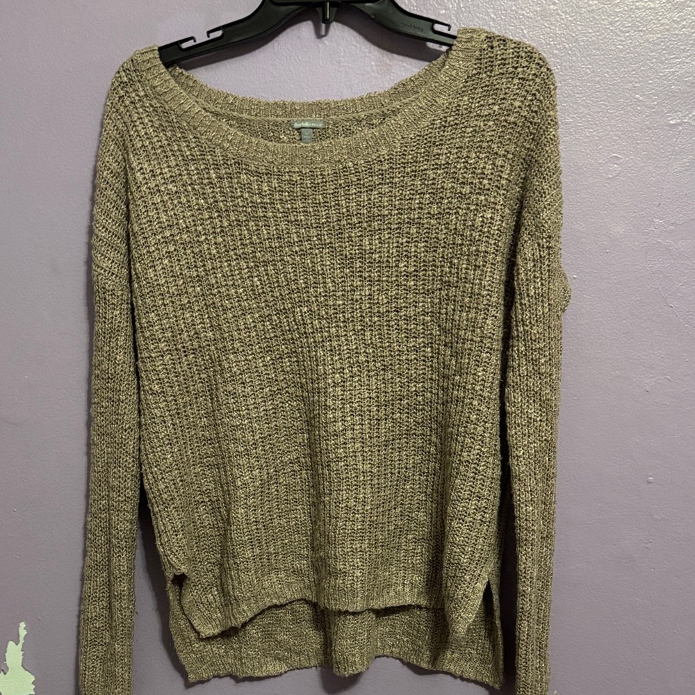 Charlotte Russe Textured Brown Sweater
